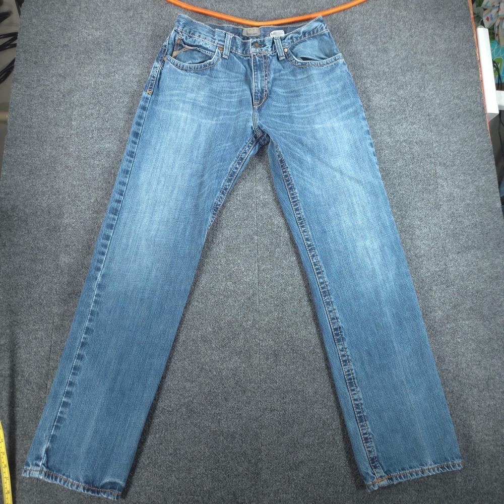 Ariat M3 Jeans Men's 33x36 (FIT 32x34) Blue Denim Athletic Fit Western Cowboy